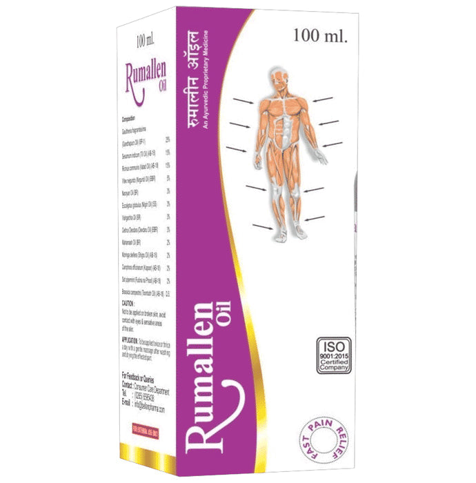 Rumallen Fast Pain Relief Oil - Nibasu