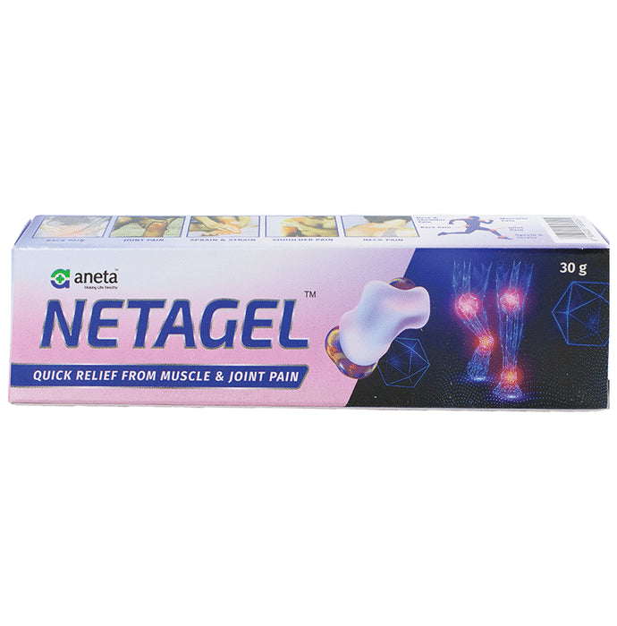 Netagel Quick Relief from Muscle & Joint pain Gel (30gm Each) - Nibasu