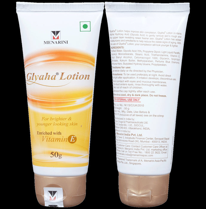 Glyaha Lotion with Vitamin E for Glowing Skin - Nibasu