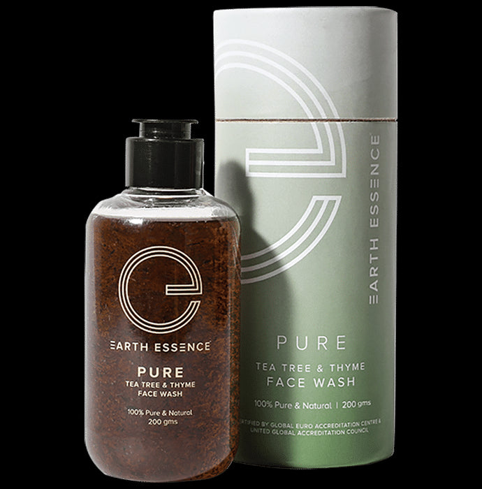 Earth Essence Pure Tea Tree & Thyme Face Wash - Nibasu