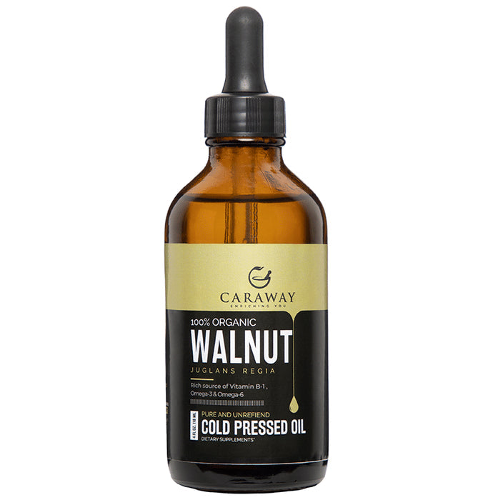 Caraway 100% Organic Walnut Cold Pressed Oil - Nibasu