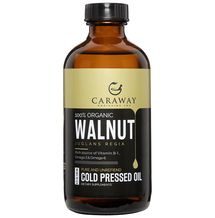 Caraway 100% Organic Walnut Cold Pressed Oil - Nibasu