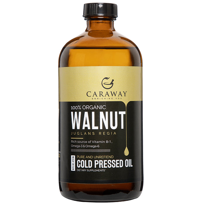 Caraway 100% Organic Walnut Cold Pressed Oil - Nibasu