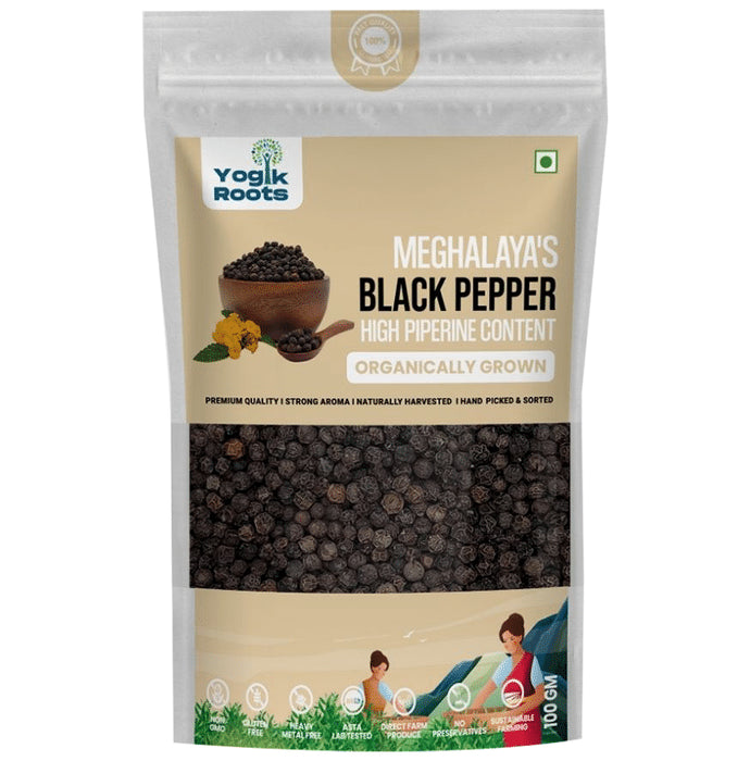Yogik Roots Meghalaya's Black Pepper - Nibasu