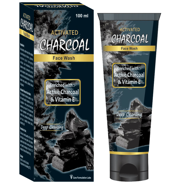 Care Activated Charcoal Face Wash Deep Cleanser - Nibasu