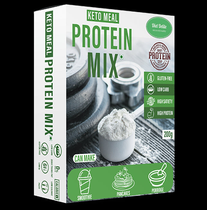 Diet Delite Keto Meal Protein Mix Powder - Nibasu