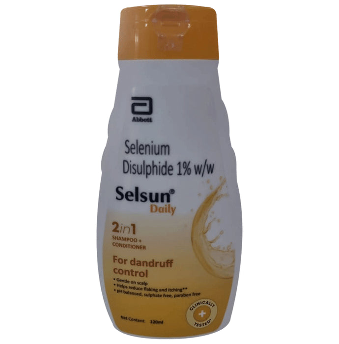 Selsun Daily Anti-Dandruff Shampoo with Added Conditioner for Dry Scalp & Hair Care | Sulphate & Paraben Free - Nibasu