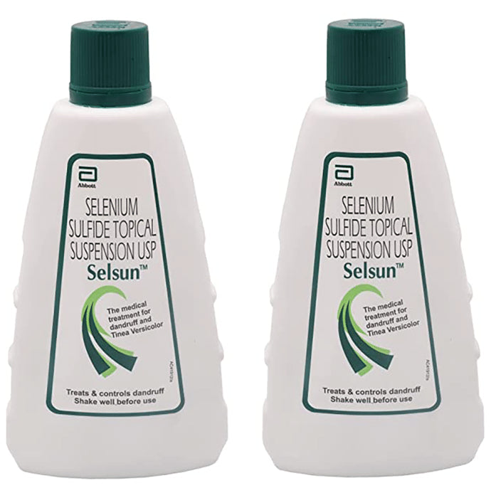 Selsun Suspension Anti Dandruff Shampoo (120ml Each) - Nibasu