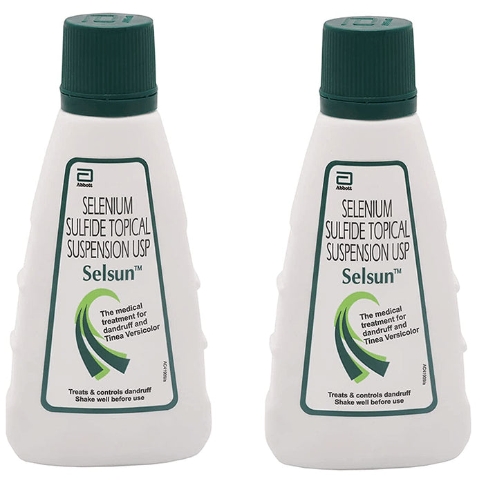 Selsun Suspension Anti Dandruff Shampoo (60ml Each) - Nibasu