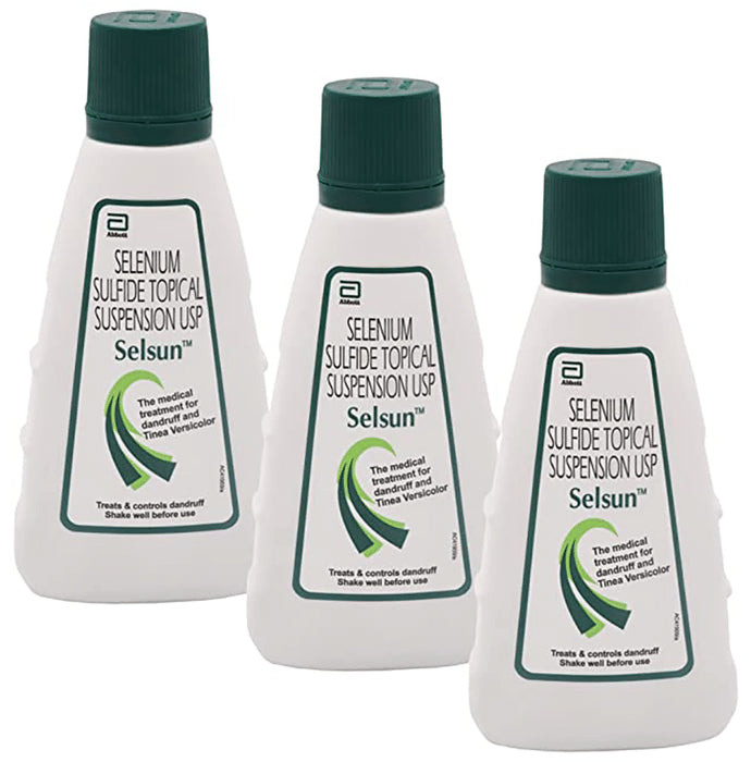 Selsun Suspension Anti Dandruff Shampoo (60ml Each) - Nibasu