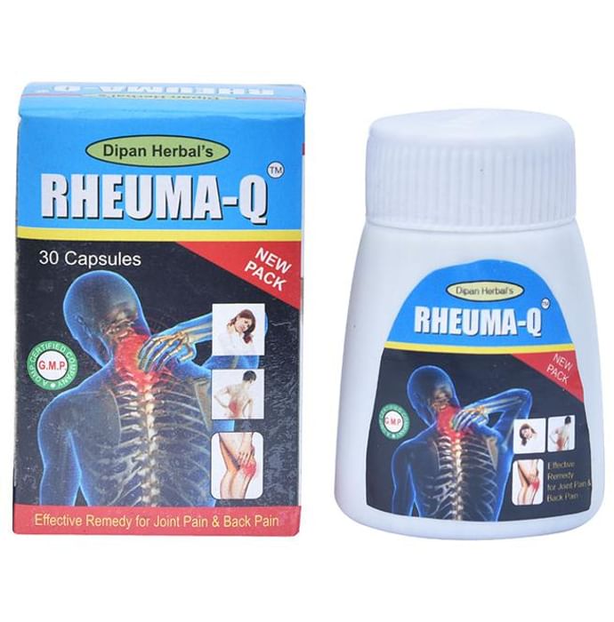 Dipan Herbal's Rheuma-Q Capsule | Helps Relieve Joint & Back Pain - Nibasu