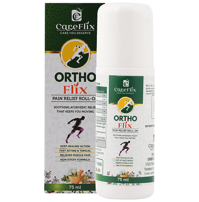 Careflix Ortho Flix Pain Relief Roll On - Nibasu