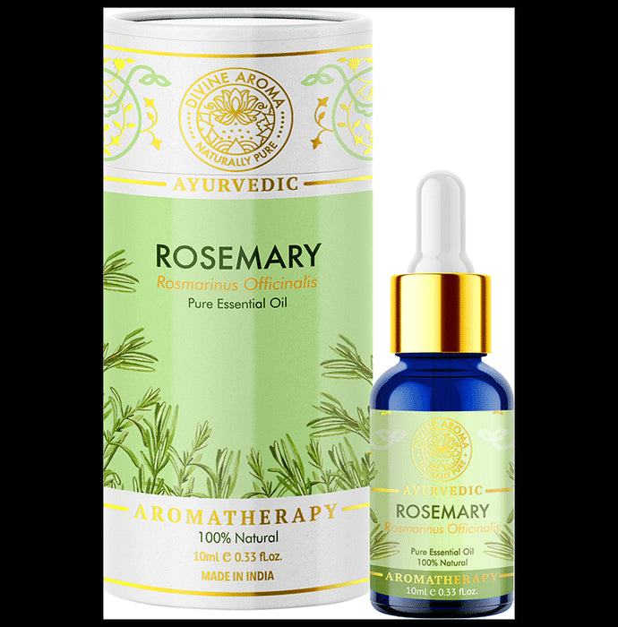 Divine Aroma Ayurvedic 100% Natural Pure Essential Oil Rosemary - Nibasu
