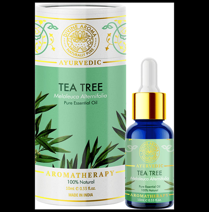 Divine Aroma Ayurvedic 100% Natural Pure Essential Oil Tea Tree - Nibasu