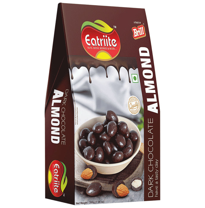 Eatriite Chocolate Dry Fruits Dark Chocolate Almond - Nibasu