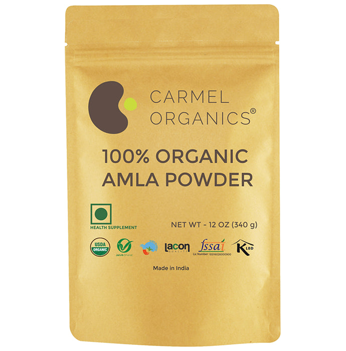 Carmel Organics 100% Organic Amla Powder - Nibasu