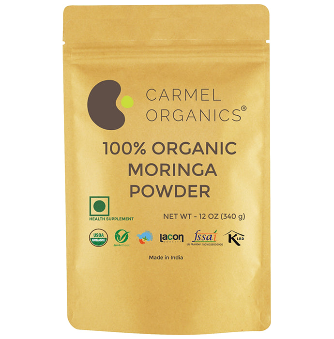 Carmel Organics 100% Organic Moringa Powder - Nibasu
