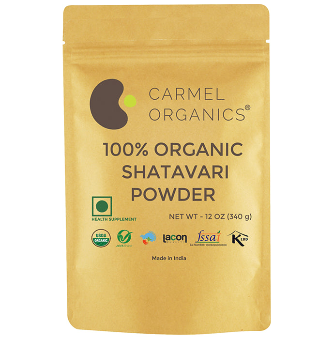 Carmel Organics 100% Organic Shatavari Powder - Nibasu