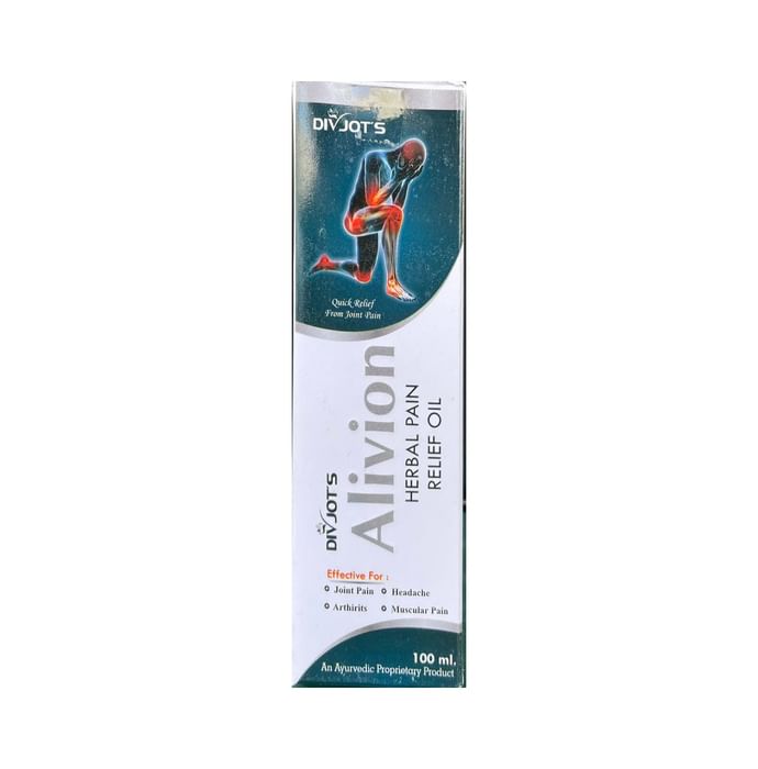 Divjot's Alivion Herbal Pain Relief Oil - Nibasu