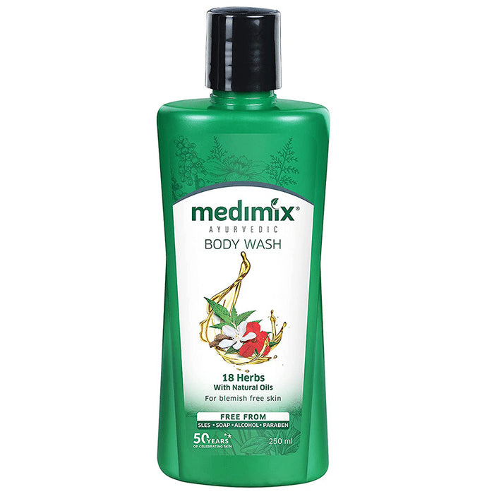Medimix Ayurvedic 18 Herbs with Natural Oils Body Wash - Nibasu