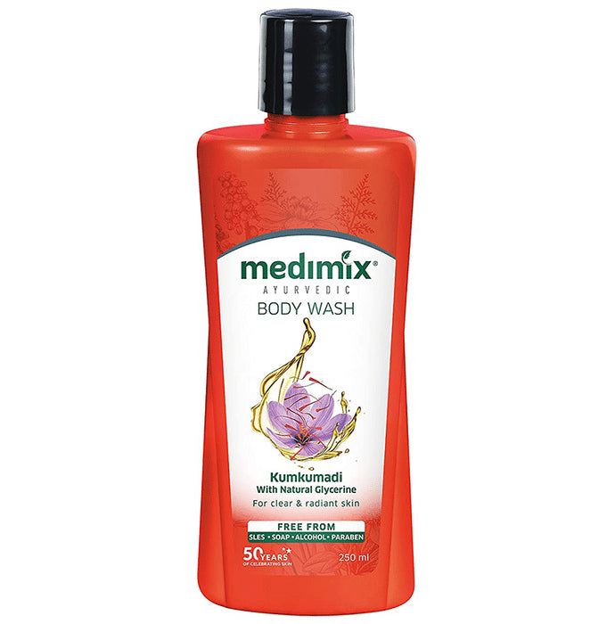 Medimix Ayurvedic Kumkumadi with Natural Glycerine Body Wash - Nibasu