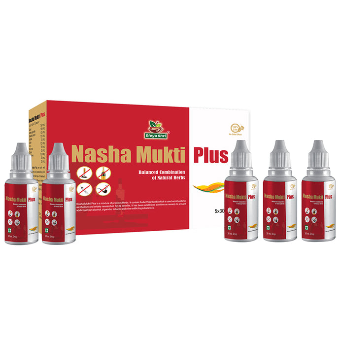 Divya Shri Nasha Mukti Plus (30ml Each) - Nibasu