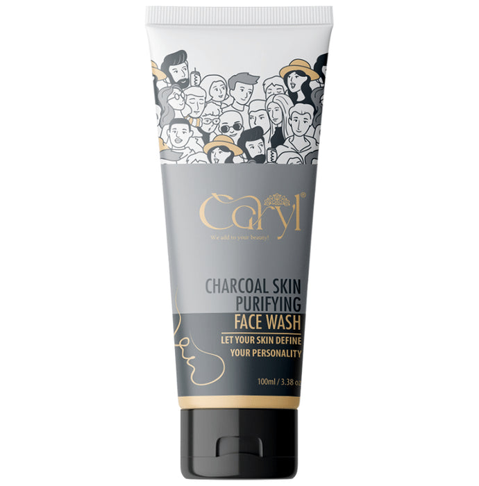 Caryl Charcoal Skin Purifying Face Wash - Nibasu