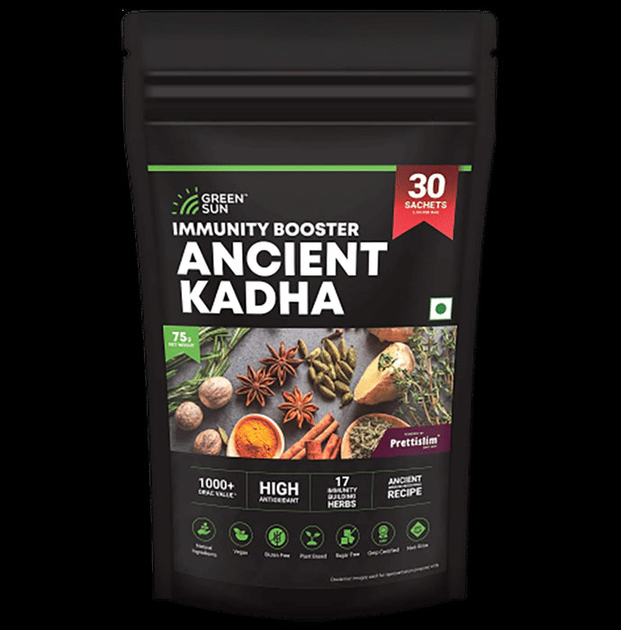 Green Sun Immunity Booster Ancient Kadha (1.5gm Each) - Nibasu
