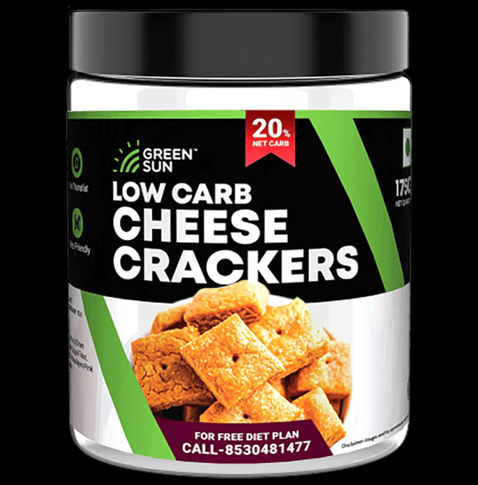 Green Sun Low Carb Cheese Crackers - Nibasu