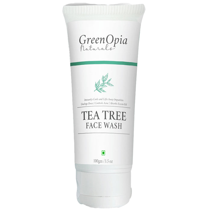 GreenOpia Naturals Tea Tree Face Wash - Nibasu