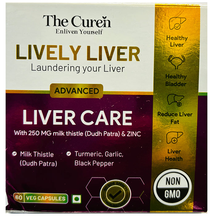 The Curen Lively Liver Care Veg Capsule - Nibasu