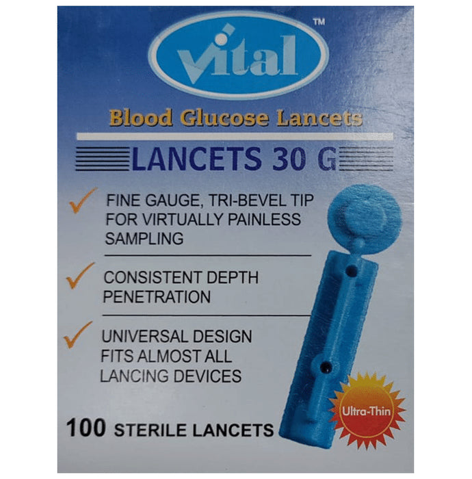 Vital Flat Lancets (Only Lancets) - Nibasu