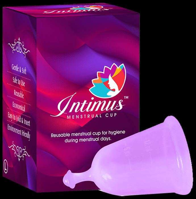 Intimus Menstrual Cup Large Medium or Heavy Flow Post Child Birth - Nibasu