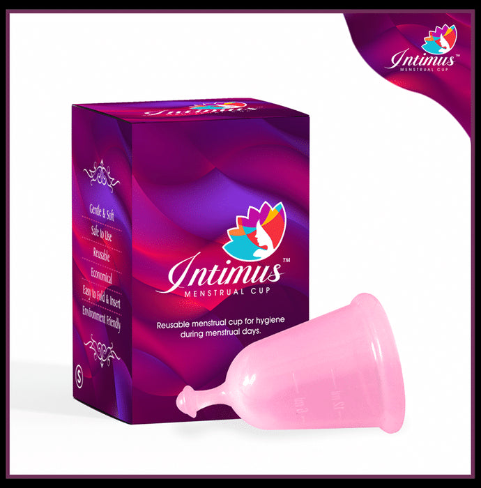 Intimus Menstrual Cup Small Medium Flow Pre Child Birth - Nibasu