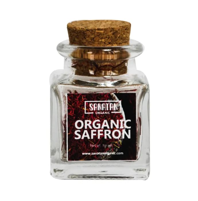 Sanatan Organic Saffron (1gm Each) - Nibasu