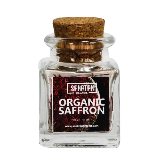 Sanatan Organic Saffron (1gm Each) - Nibasu
