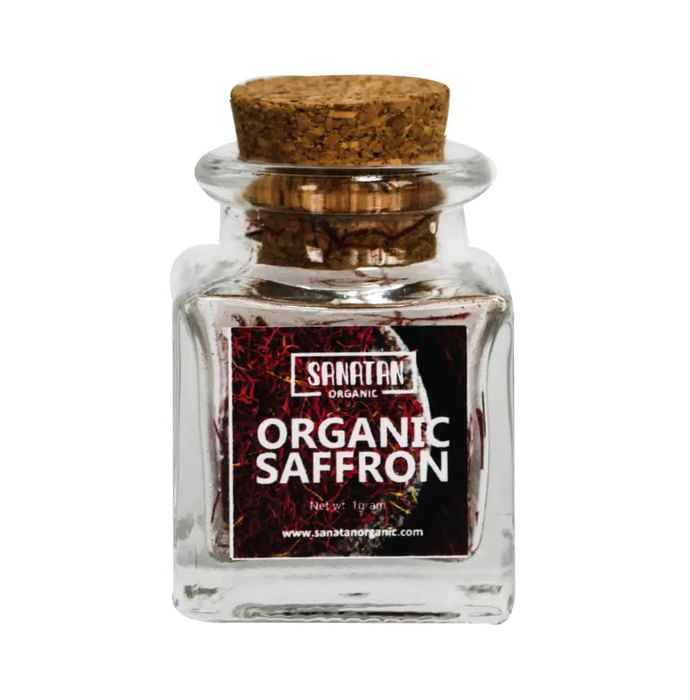 Sanatan Organic Saffron (1gm Each) - Nibasu