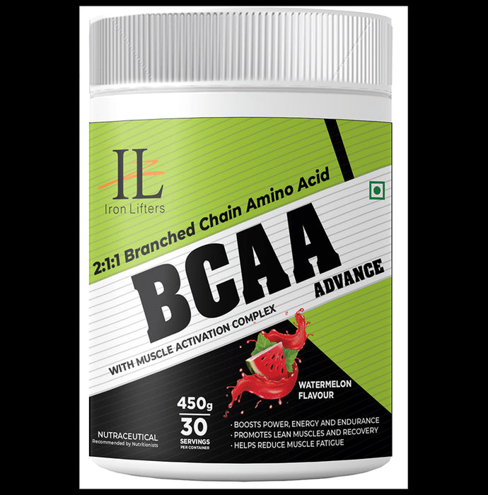 Iron Lifters Intra-Training BCAA 2:1:1 Advance Powder Watermelon - Nibasu