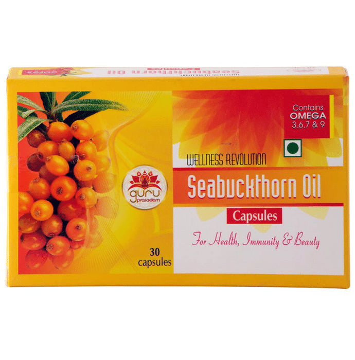 Guru Prasadam Seabuckthorn Oil Capsule - Nibasu