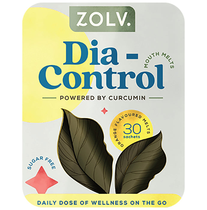 ZOLV Dia-Control Sachet (1.5gm Each) Orange Sugar Free - Nibasu