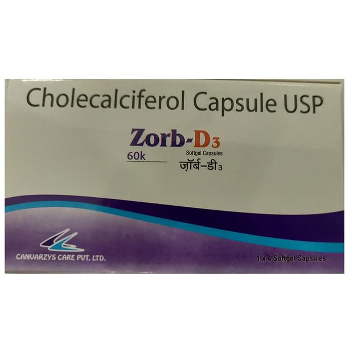 Zorb-D3 Soft Gelatin Capsule - Nibasu