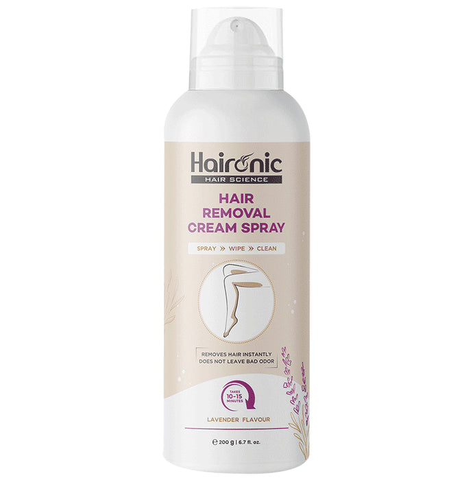 Haironic Hair Removal Cream Spray Lavender - Nibasu