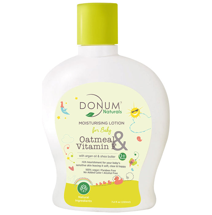Donum Naturals Oatmeal & Vitamin F Moisturising Lotion for Baby - Nibasu