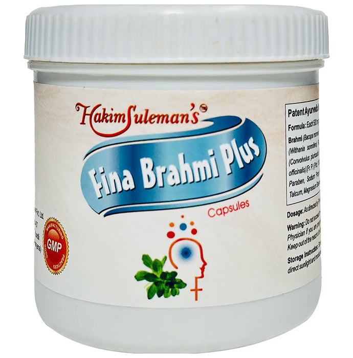 Hakim Suleman's Fina Brahmi Plus Capsule - Nibasu