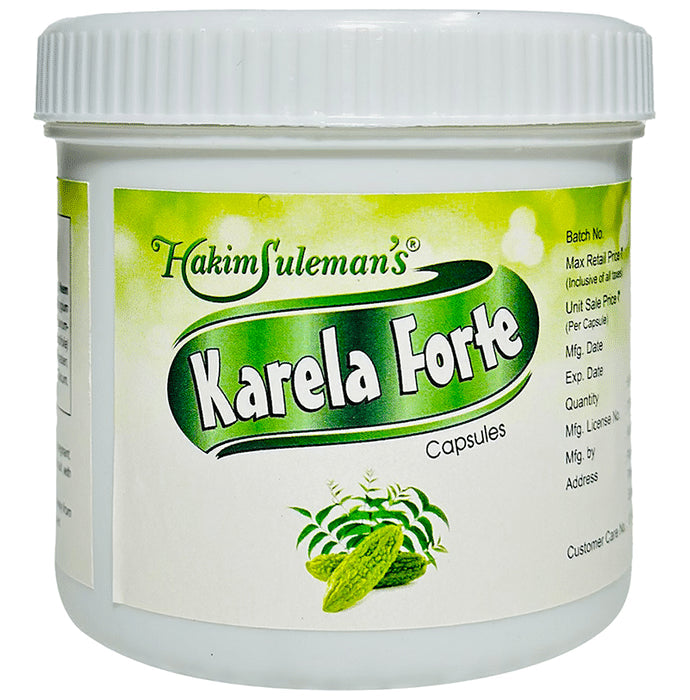 Hakim Suleman's Karela Forte Capsule - Nibasu