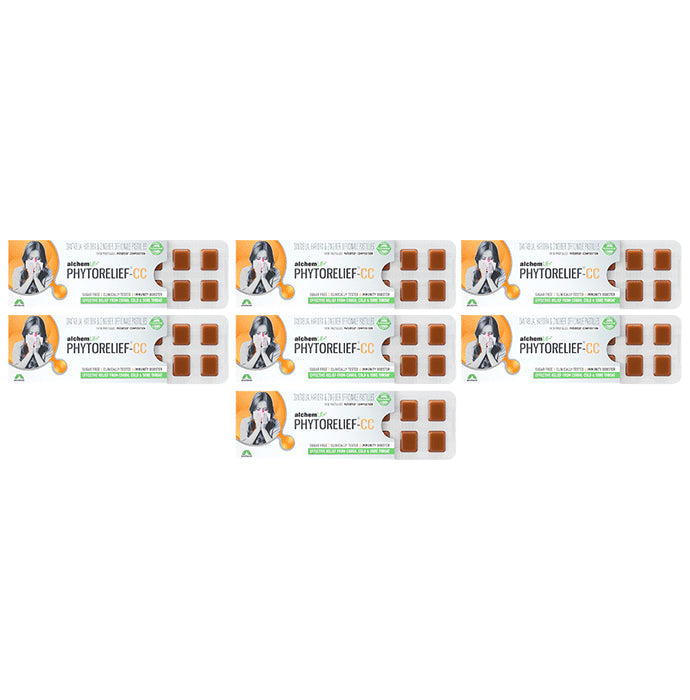 Phytorelief-CC Immunity Lozenges for Cough, Cold & Sore Throat (10 Each) | Sugar Free - Nibasu