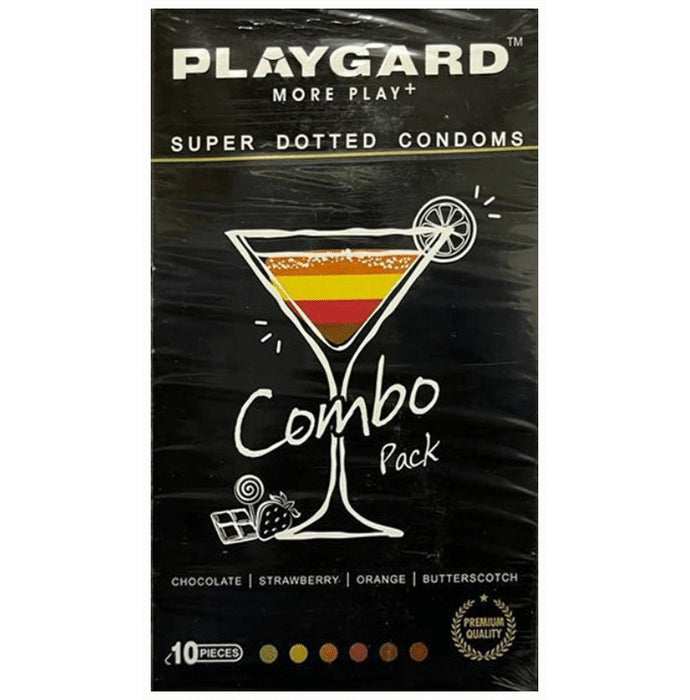 Playgard More Play + Super Dotted Combo Pack Condom - Nibasu