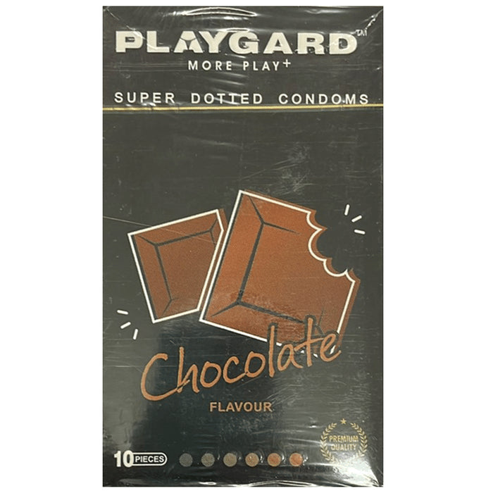 Playgard More Play + Super Dotted Condom Chocolate - Nibasu