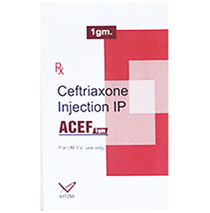 Acef 1gm Injection - Nibasu