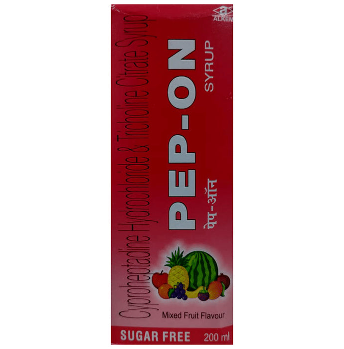 Pep-ON Syrup Mixed Fruit Sugar Free - Nibasu